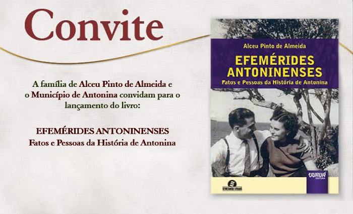 CONVITE - Lançamento do livro 